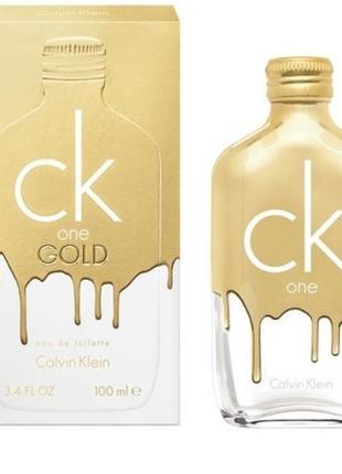 Calvin klein ck one gold туалетная вода (тестер) 100мл