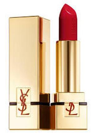 Yves saint laurent ysl rouge pur couture spf 15  помада для губ № 17 rose dahlia