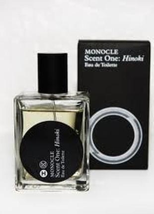 Comme des garcons monocle scent one: hinoki туалетная вода 50мл