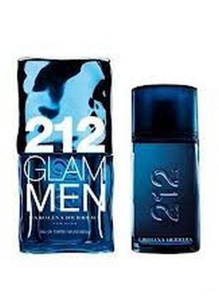 Carolina herrera 212 glam men туалетна вода 100мл