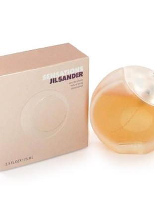 Jil sander sensation набор (парфюмированная вода 40мл+бальзам 50мл+крем для рук 50мл)