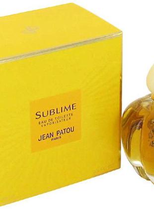 Jean patou sublime туалетна вода (вінтаж) 30мл