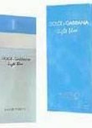 Dolce&gabbana d&g light blue набор (туалетная вода 100 мл + крем для тела 75мл + миниатюра 10мл)1 фото