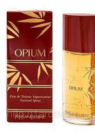 Yves saint laurent ysl opium туалетная вода (тестер) 100мл