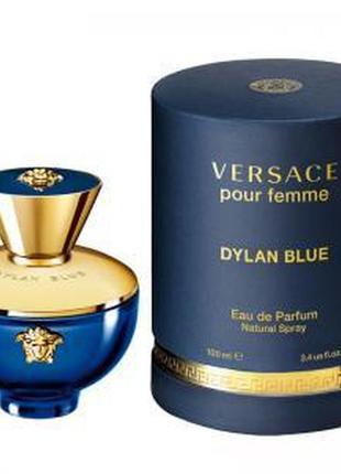 Versace pour femme dylan blue набор (парфюмированная вода 5мл + лосьон для тела 25мл + гель для душа 25мл)