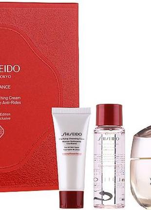 Shiseido shiseido benefiance wrinkle smoothing cream enriched набір для особи набір для обличчя