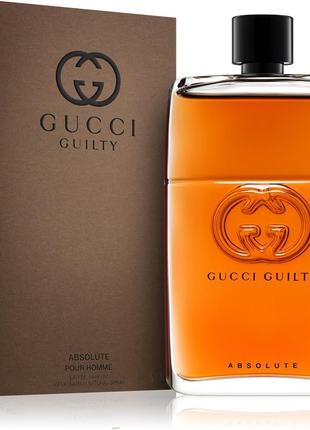 Gucci guilty absolute парфюмированная вода 90мл