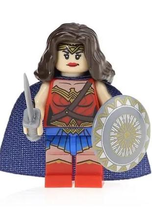 Человечки dc супергерои конструктор лего - минифигурка чудо женщина