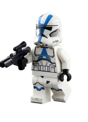 Лего фігурка зоряні війни/star wars — лего мініфігурка клон 501 легіона