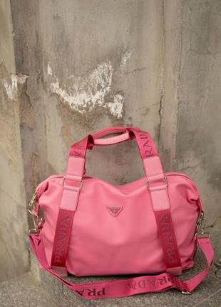Сумка женская спортивная сумка для путешествий дорожная сумка спортивная сумка сумка сумка prada вместительная4 фото