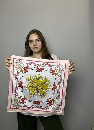 Хустка жіноча "віва маджента" 50х50 см modna kazka mknch100623-1