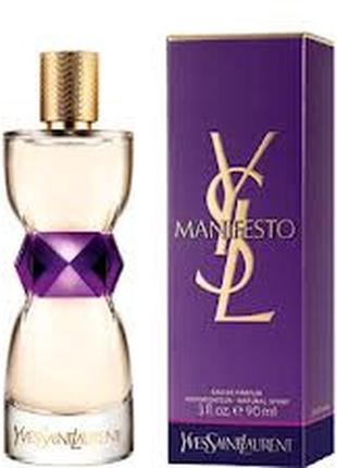 Yves saint laurent ysl manifesto парфюмированная вода 90мл