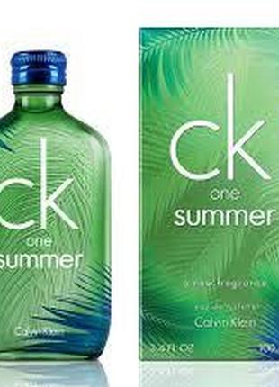 Calvin klein ck one summer 2016 туалетная вода (тестер) 100мл