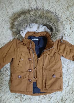 Зимова, тепла куртка на хлопчика 98 см.2 фото