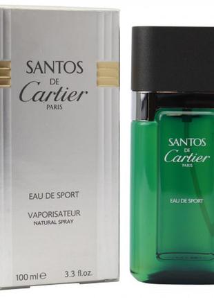 Cartier eau de santos sport туалетна вода (тестер) 100 мл