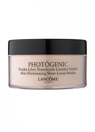 Пудра рассыпчатая + компактная lancome photogenic (лицензия)