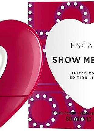 Escada show me love парфюмированная вода 30мл