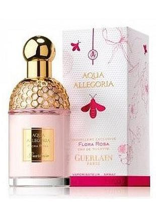 Guerlain aqua allegoria flora rosa туалетная вода (тестер неполный) 100мл