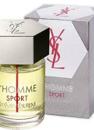 Yves saint laurent ysl l`homme sport туалетная вода 40мл