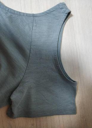 Натуральна блуза блузка футболка майка вишивка прошва решільє бренд new look, р.123 фото
