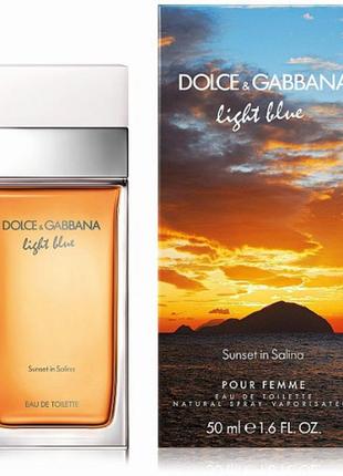 Dolce&gabbana dolce & gabbana light blue sunset in salina туалетная вода 100 мл