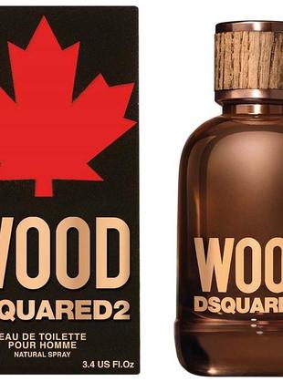 Dsquared2 wood pour homme туалетная вода 100мл