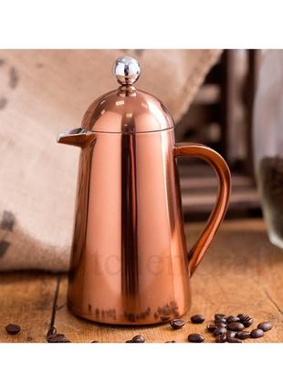 Ct la cafetière кавник termique з подвійною стінкою мідного кольору (3 чашки)2 фото