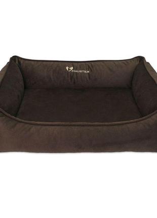 Лежак для собак та котів sweet dreams velour chocolate l - 90х60х25см