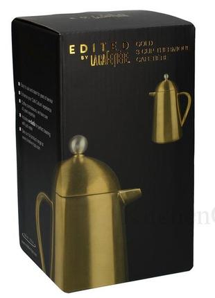 Ct la cafetière edited кофейник termique с двойной стенкой золотистого цвета (8 чашек)2 фото