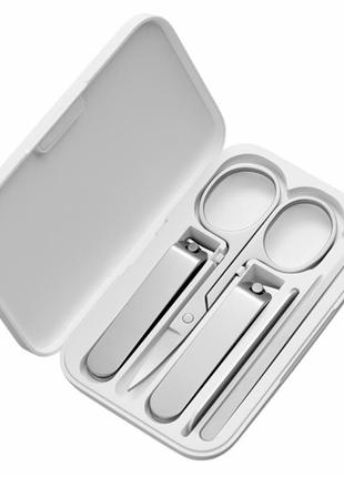 Маникюрный набор xiaomi в футляре 5 предметов xiaomi mijia nail clipper five piece set mjzjd002qw original2 фото