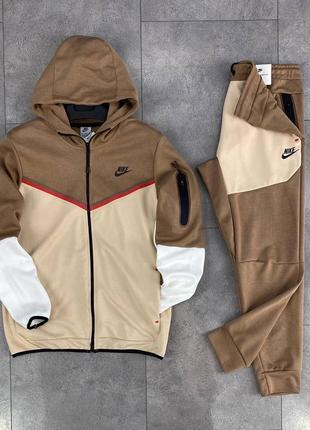 Спортивный костюм nike tech fleece/пухля костюм найк1 фото