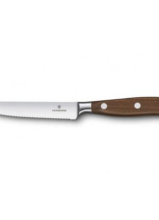 Кухонний ніж victorinox grand maitre wood steak, 12 см (vx77200.12wg)2 фото