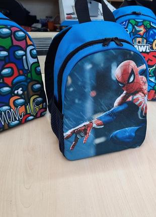 Дитячий рюкзак блакитний людина-паук spider man2 фото