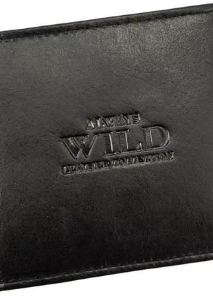 Кошелек мужской кожаный always wild n992-bmn-r-1899 черный