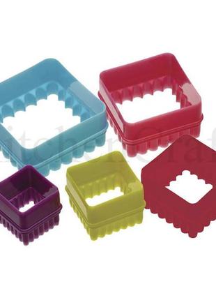 Cw набор формочек для печенья квадратики 5 единиц в коробке
