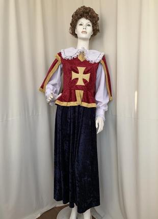 Середньовічна дама мушкетер таверна сукня карнавальна