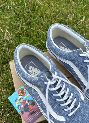 Нові жіночі кеди vans classic old skool blue\white9 фото