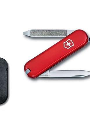 Ніж victorinox escort, 58мм/6функ/червон(чохол) (vx06123)4 фото