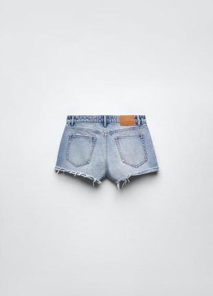 Женские джинсовые шорты zara зара 36 размер s8 фото