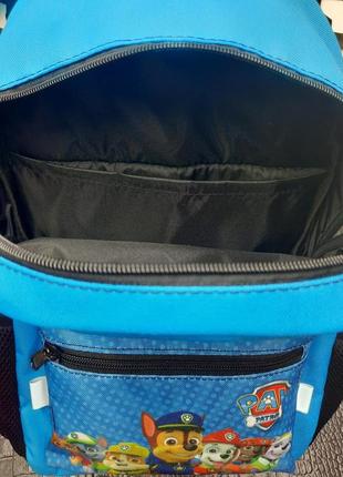 Рюкзак детский голубой "щенячий патруль" вместительный средний 35×23×11см3 фото