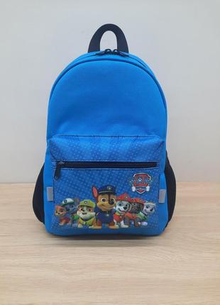 Рюкзак детский голубой "щенячий патруль" вместительный средний 35×23×11см