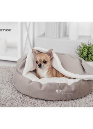 Лежак для собак и котов lounge silver 50x50х9см6 фото