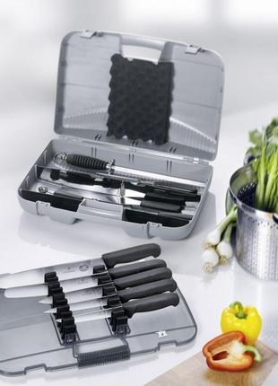 Кухонний набір victorinox fibrox small chef's case, 14 предметів (vx54903)2 фото