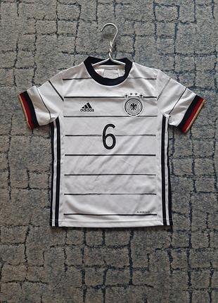 Домашня ігрова футболка збірної німеччини 20/21 7-8 років | germany home perfomance adidas eh6103