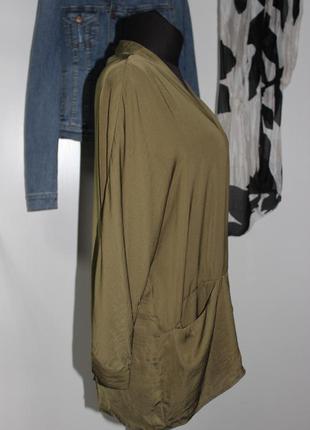 Кардиган цвета хаки bershka 2