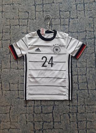 Домашняя игровая футболка сборной ниндзя 20/21 7-8 лет  ⁇  germany home perfomance adidas eh6103