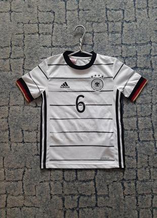 Домашня ігрова футболка збірної німеччини 20/21 7-8 років | germany home perfomance adidas eh61031 фото