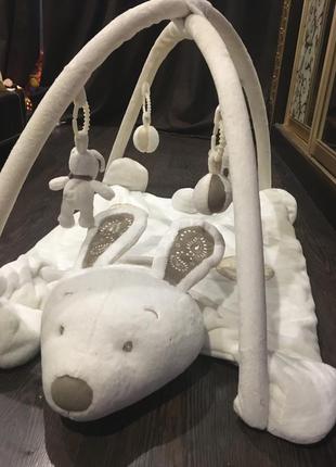 Развивающий коврик с дугами, плюш.