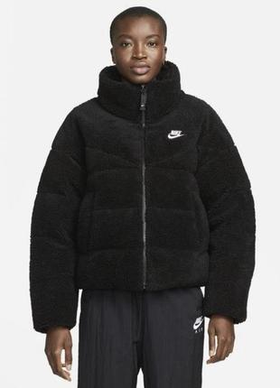 Куртка шерпа тедди пуховик nike
