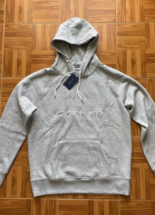 Кофта свитшот кенгуру пусер gant 2xl/xl ( нова , оригінал )